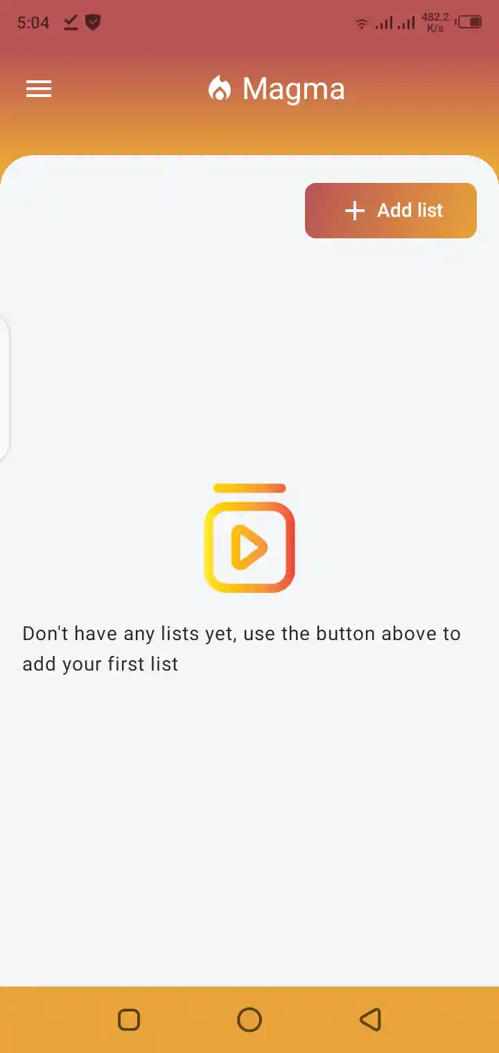 Magma TV app screenshot